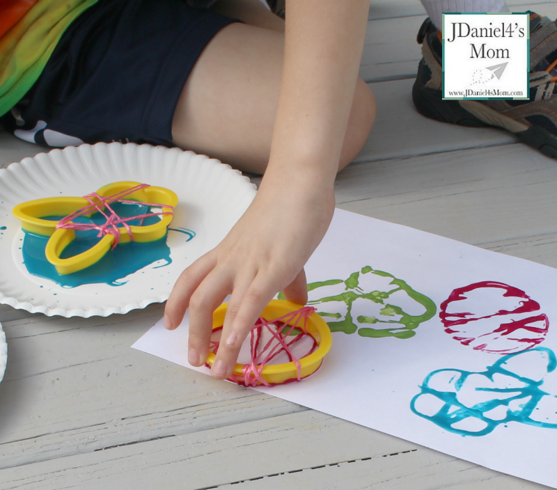 Easter Crafts Cookie Cutter Printmaking- One cool way to create Easter prints.