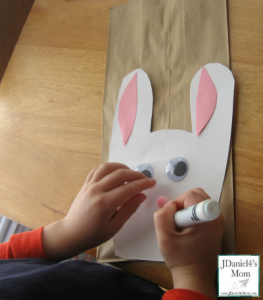 Easter Craft- Bunny Themed Treat Bag