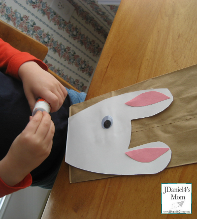 Easter Craft- Bunny Themed Treat Bags