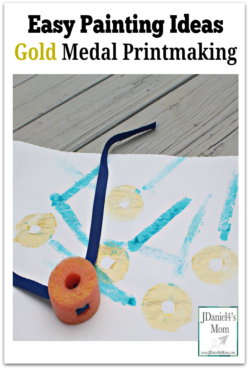 Easy Painting Ideas- Gold Medal Printmaking