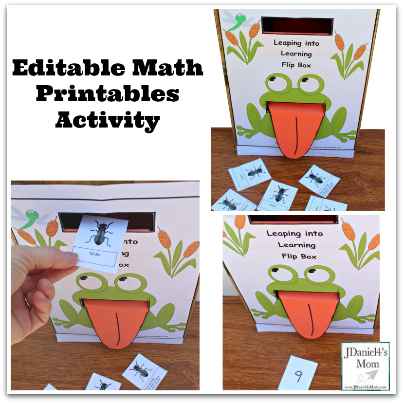 Editable Math Printables Activity