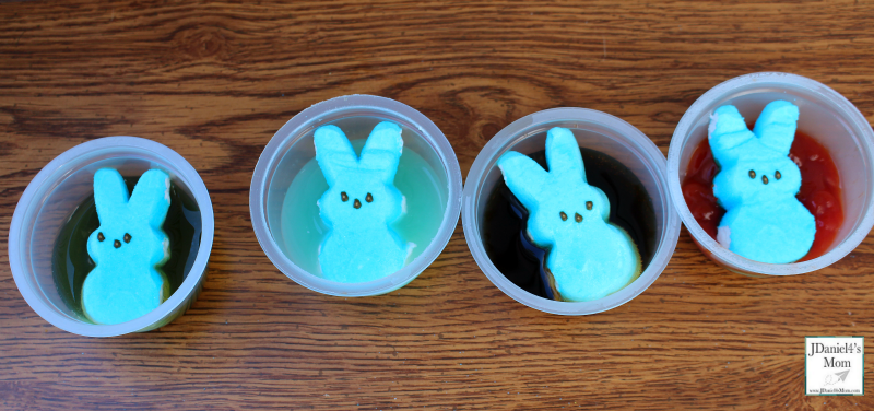 Effects of Liquids on Peeps Peeps in the Liquids