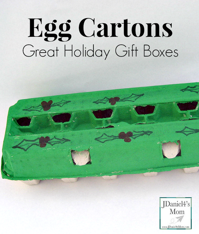 Egg Cartons- Great Holiday Gift Boxes