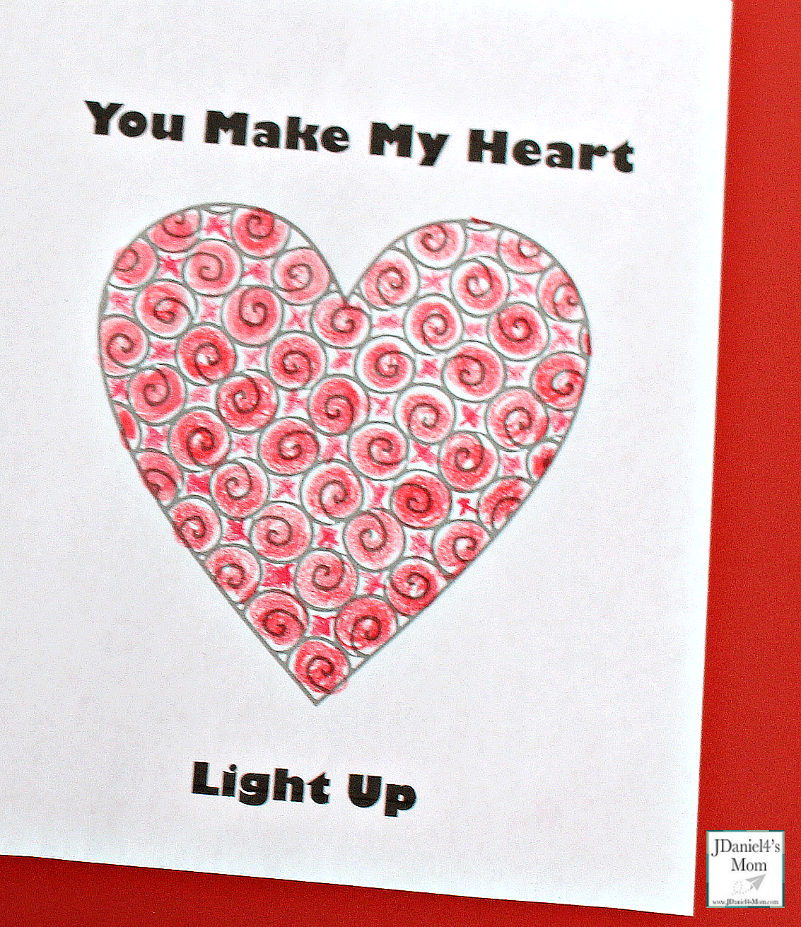 Electric Circuit Kids Valentine Upclose