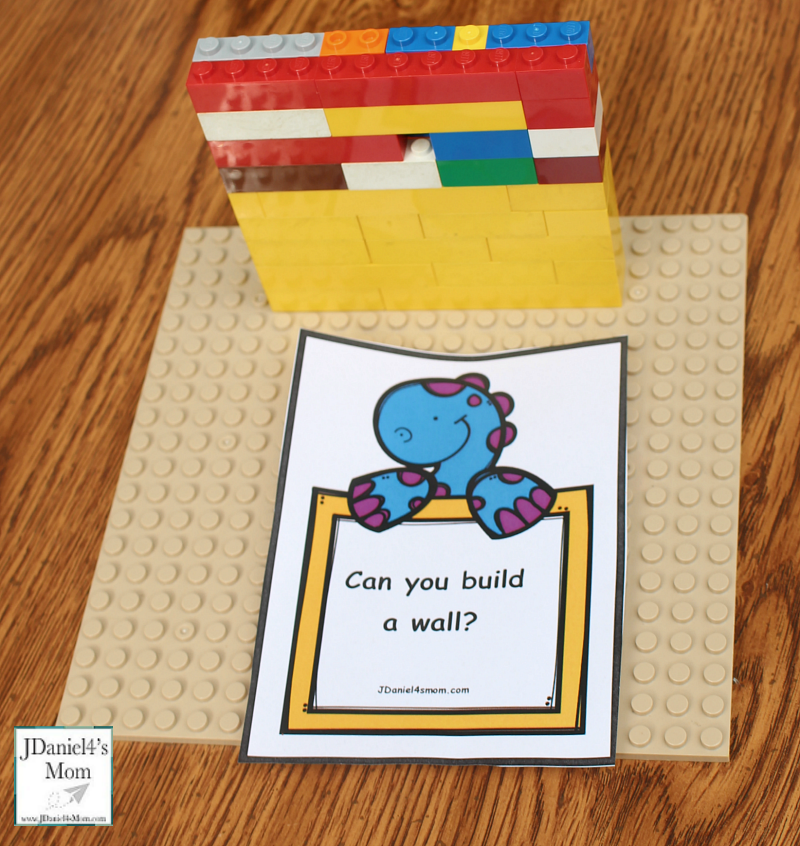 Engineering for Kids- Printable Building Project Cards - Can you build a wall?
