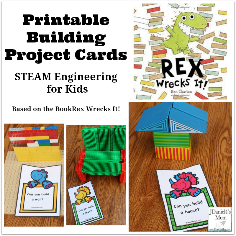 Engineering for Kids- Printable Building Project Cards 