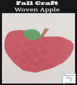 Fall Craft Woven Apple (Featured)