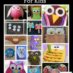 Fall Crafts with Owls for Kids