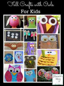 Fall Crafts with Owls for Kids