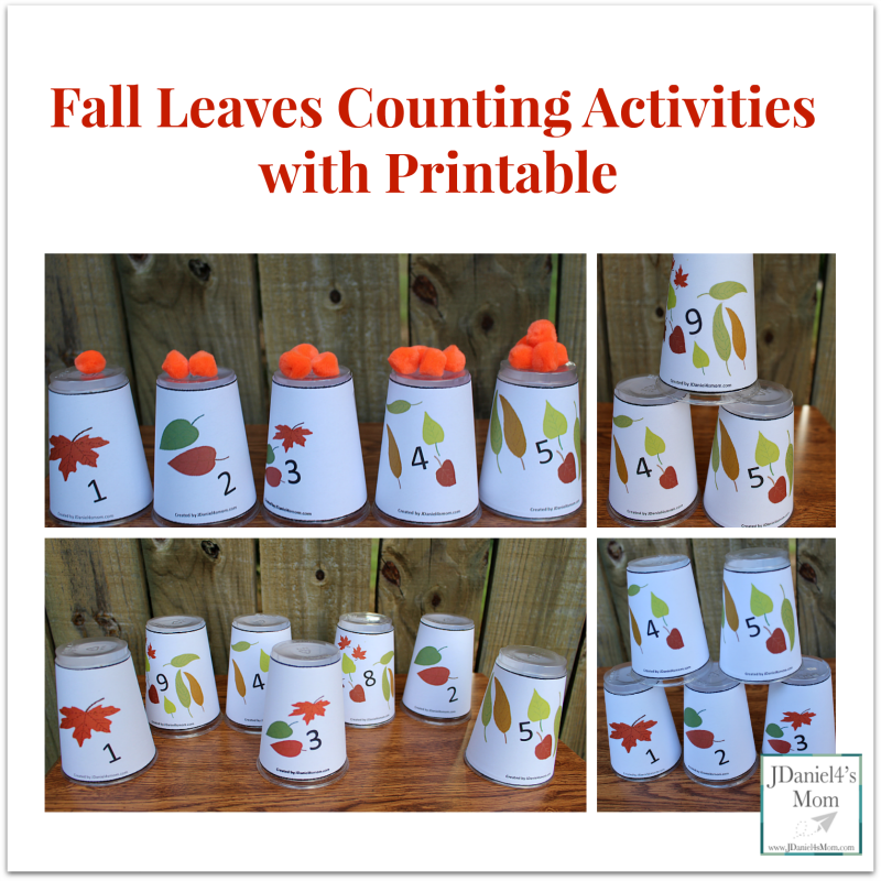 Fall Leaves Counting Activity With Printable Fall Leaves Counting Activity With Printable