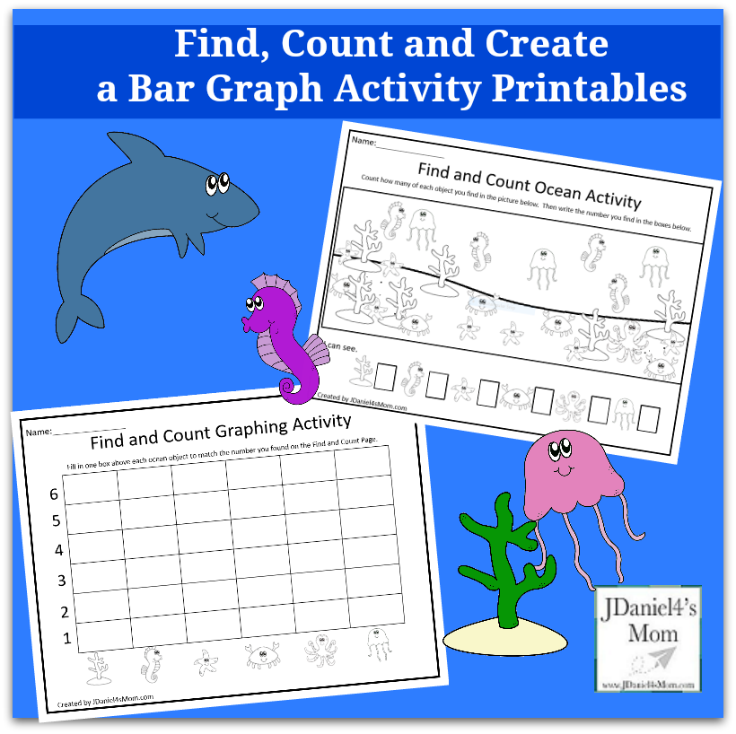 Find, Count and Create a Bar Graph Activity Printables