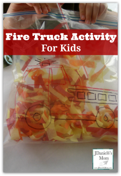 Fire Truck Activity for Kids