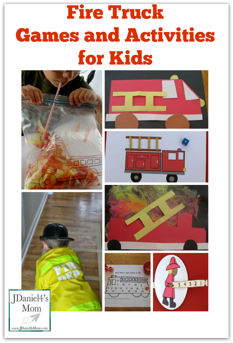 Fire Truck Games and Activities for Kids