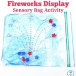 Fireworks Display Sensory Bag Activity for Kids