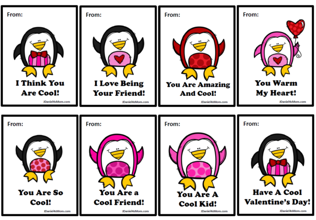 Valentines Day Cards With Penguins - Jdaniel4s Mom