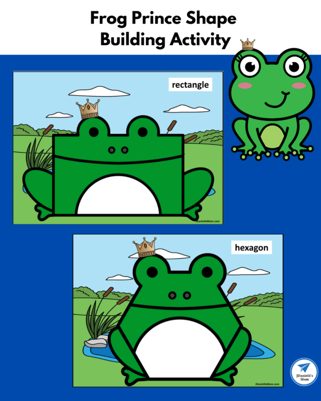 Frog Prince Shape Building Activity - JDaniel4s Mom