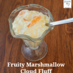 Your children will love helping to make this fun marshmallow recipe for fruity marshmallow cloud fluff. It is so easy to make.