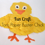 Fun Craft- Torn Paper Easter Chick