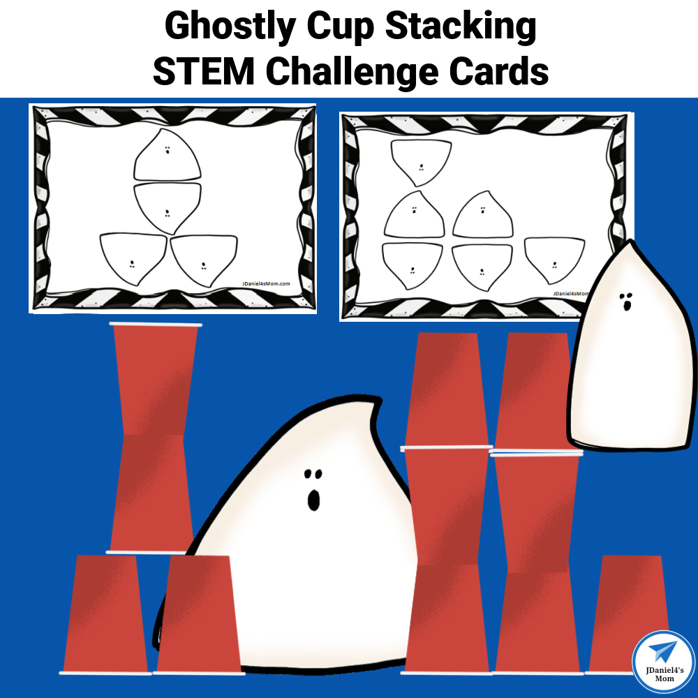 Cup Stacking Stem Challenge - Pre-K Printable Fun
