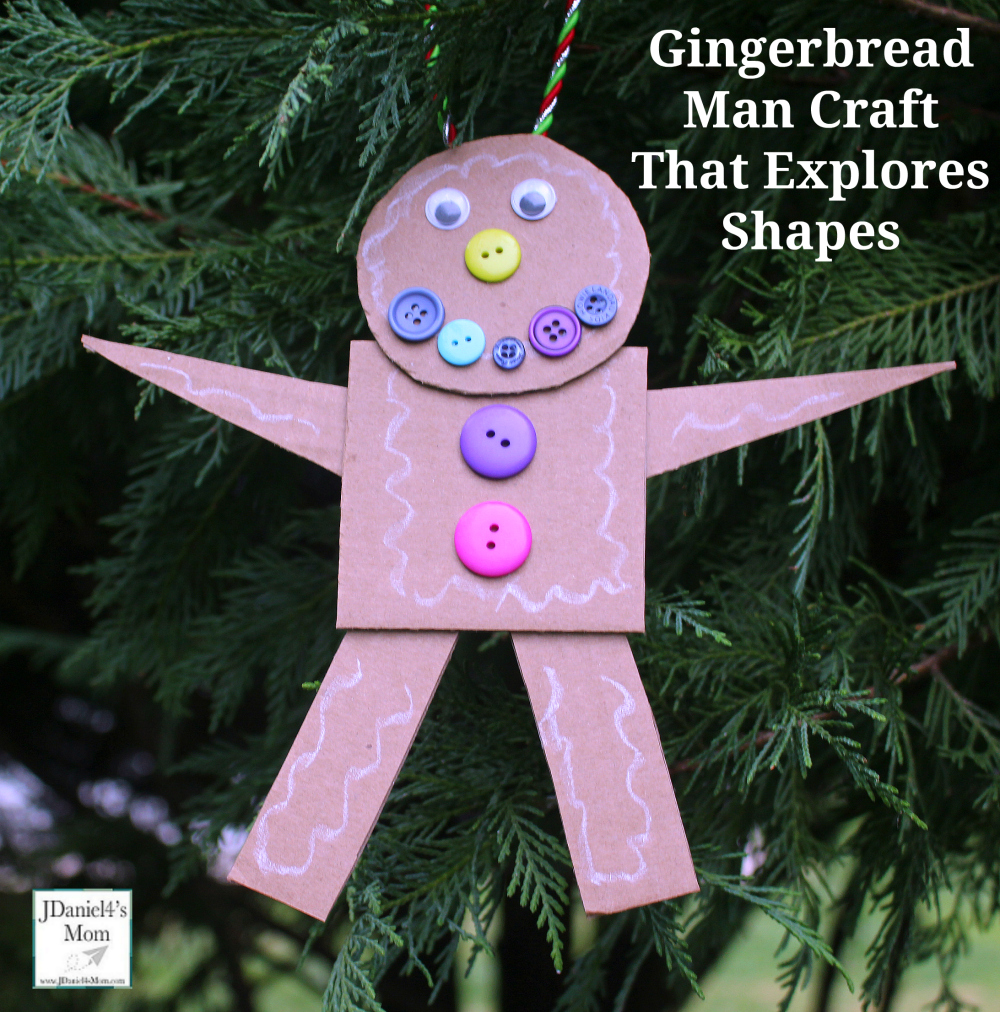 Gingerbread Man Craft That Explores Shapes