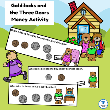 Goldilocks and the Three Bears Money Activity