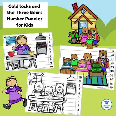 Goldilocks and the Three Bears Number Puzzles