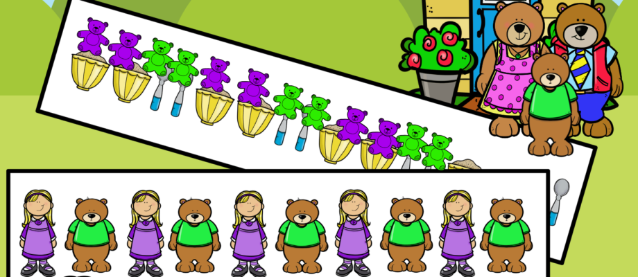 Goldilocks and the Three Bears Patterning Strips