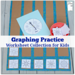 Graphing Practice Worksheet Collection for Kids - Snowflake Themed Graphing : This set includes graphing pieces and spinner. It would be a wonderful way to explore graphing.