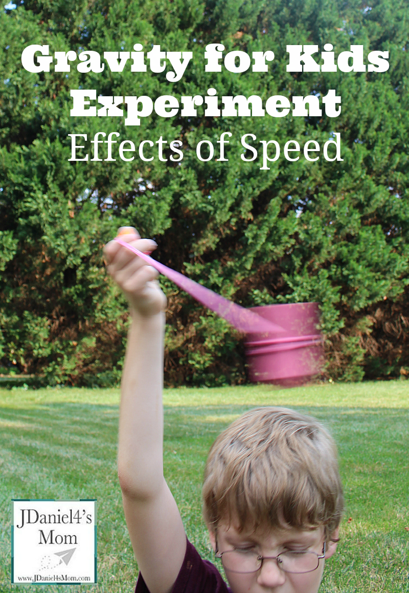 Gravity for Kids Experiment- Effects of Speed 