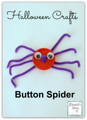 Halloween Crafts- Button Spider - JDaniel4s Mom