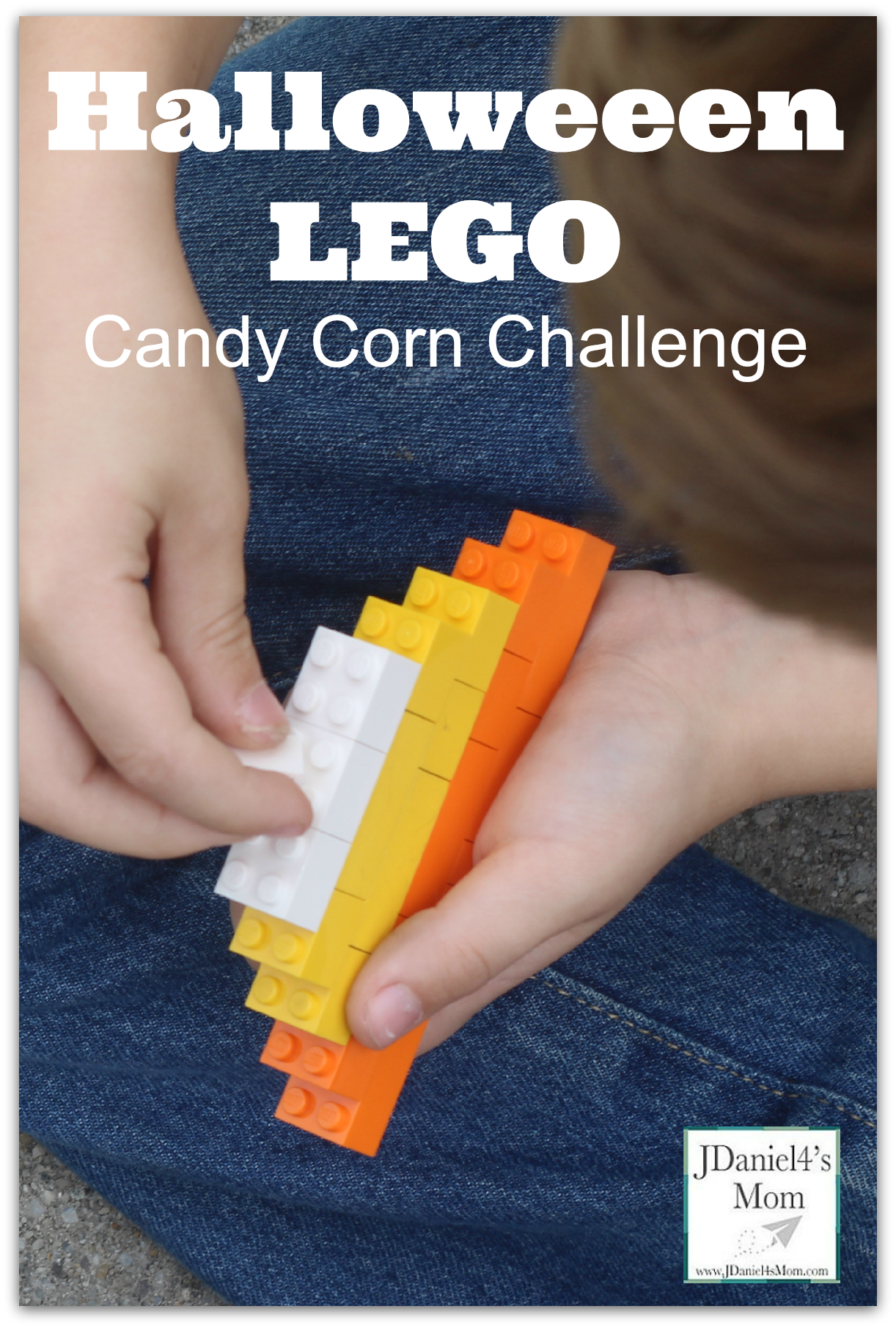 Halloween LEGO Candy Corn Challenge