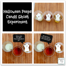 Halloween Peeps Candy Ghost Experiment