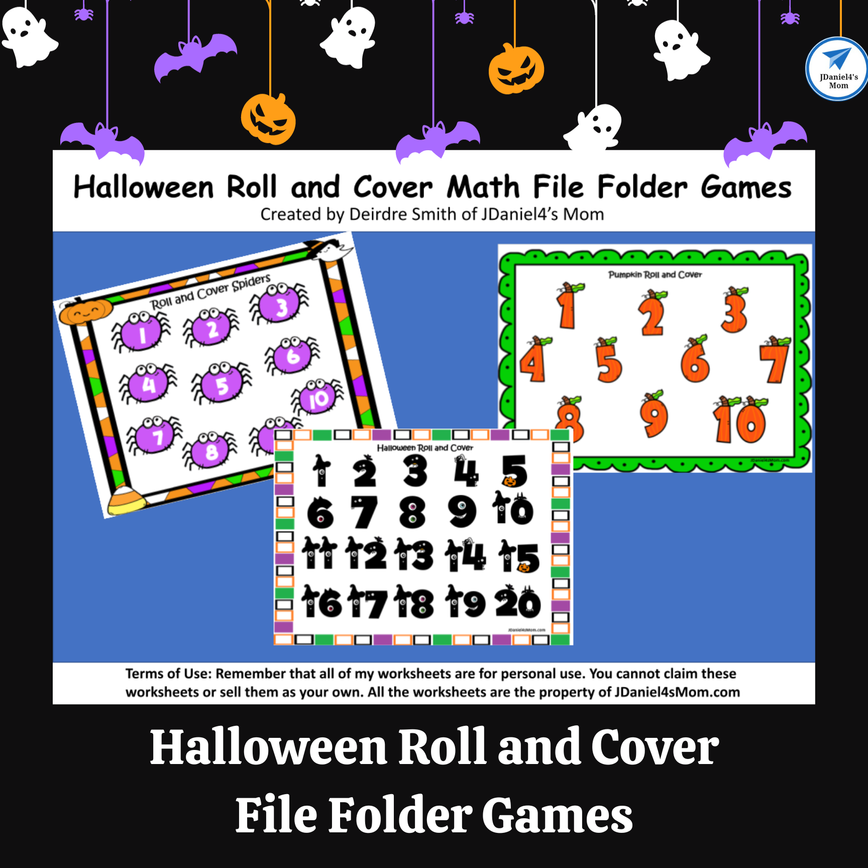 Roll and Cover Games for One and Two Dice - JDaniel4s Mom