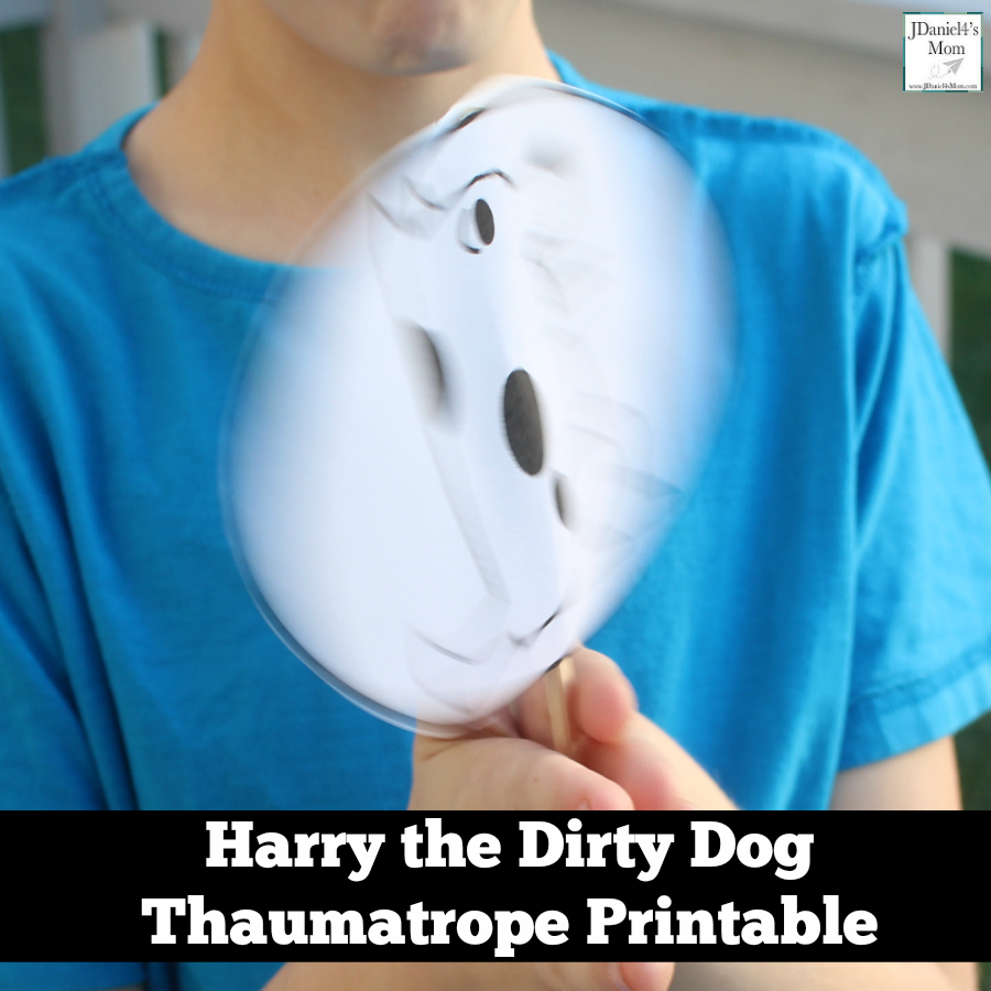 Harry the Dirty Dog Thaumatrope Printable