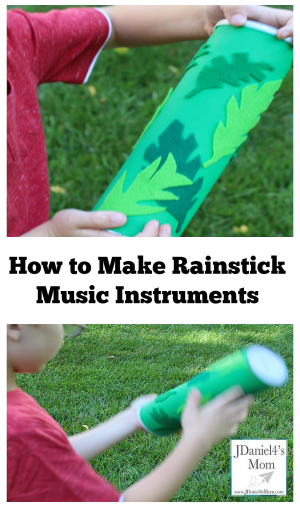 Here is how to make rainstick music instruments at home!