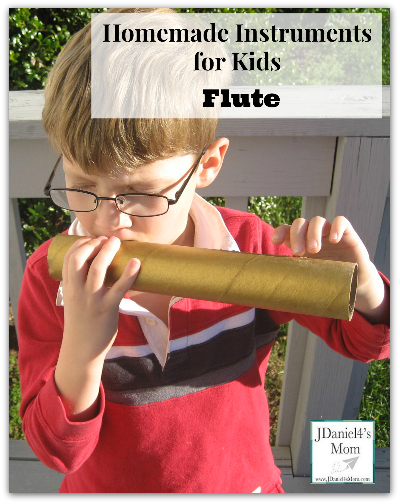 Homemade Instruments for Kids- Flute
