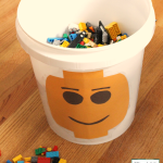 Homemade LEGO Storage Bucket