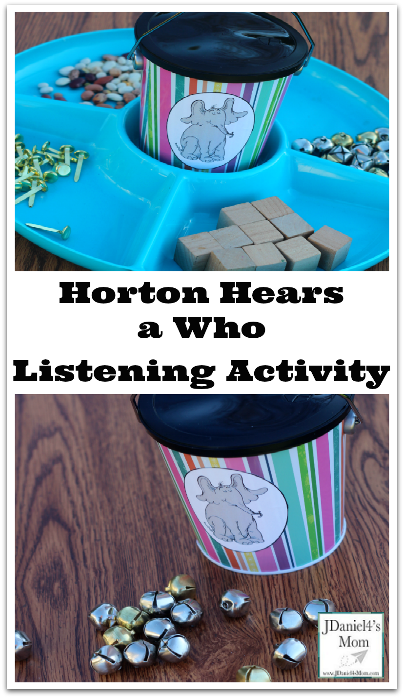 Horton Hears a Who Listening Activity - Your children will enjoy listening carefully as Horton did to hear noises.