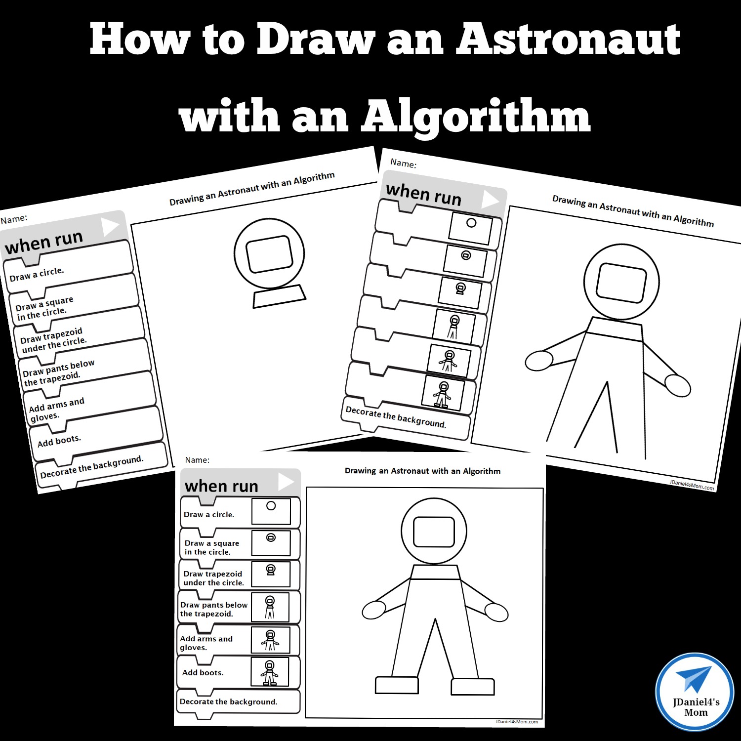 How to Draw an Astronaut with an Algorithm 
