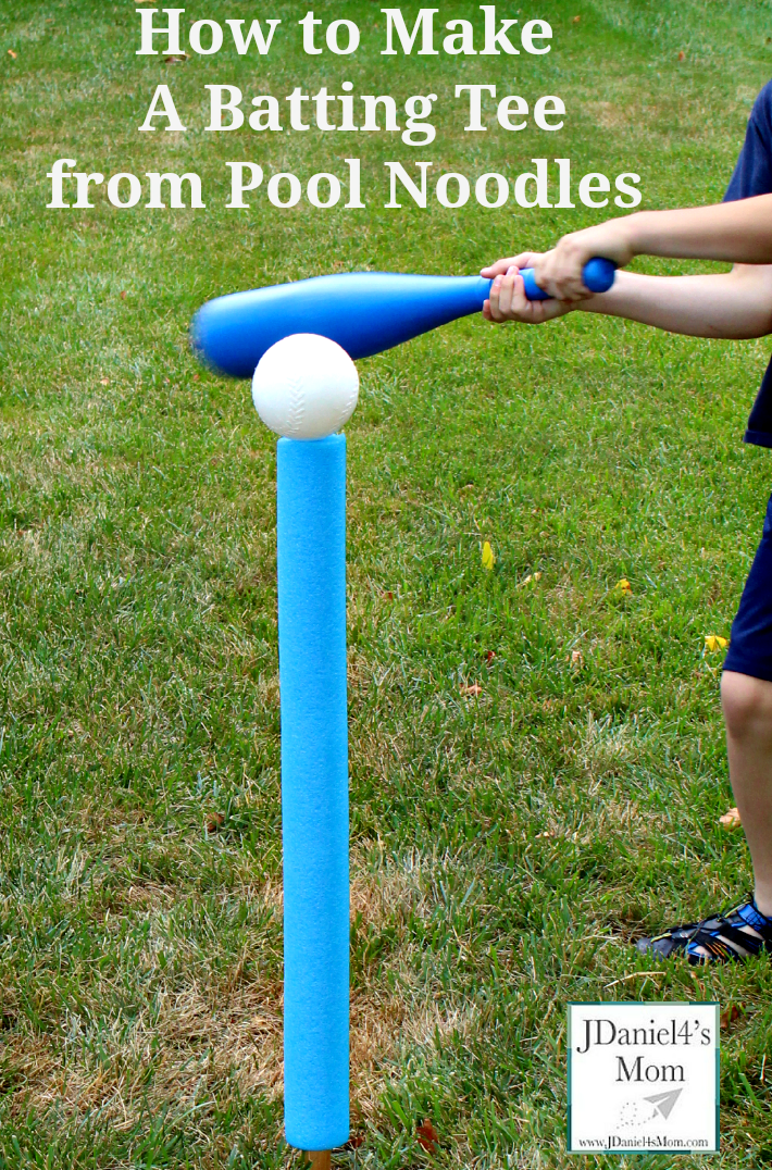 How to Make A Batting Tee  from Pool Noodles 