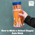 How to Make a School Supply Rain Stick Supplies