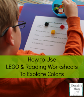 How to Use LEGO and Reading Worksheets To Explore Colors