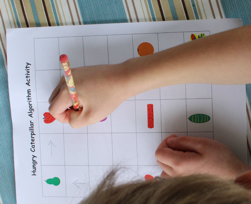 The Very Hungry Caterpillar Algorithm Activity - This is a great way to introduce children to coding. They are probably already familiar with this wonderful story.