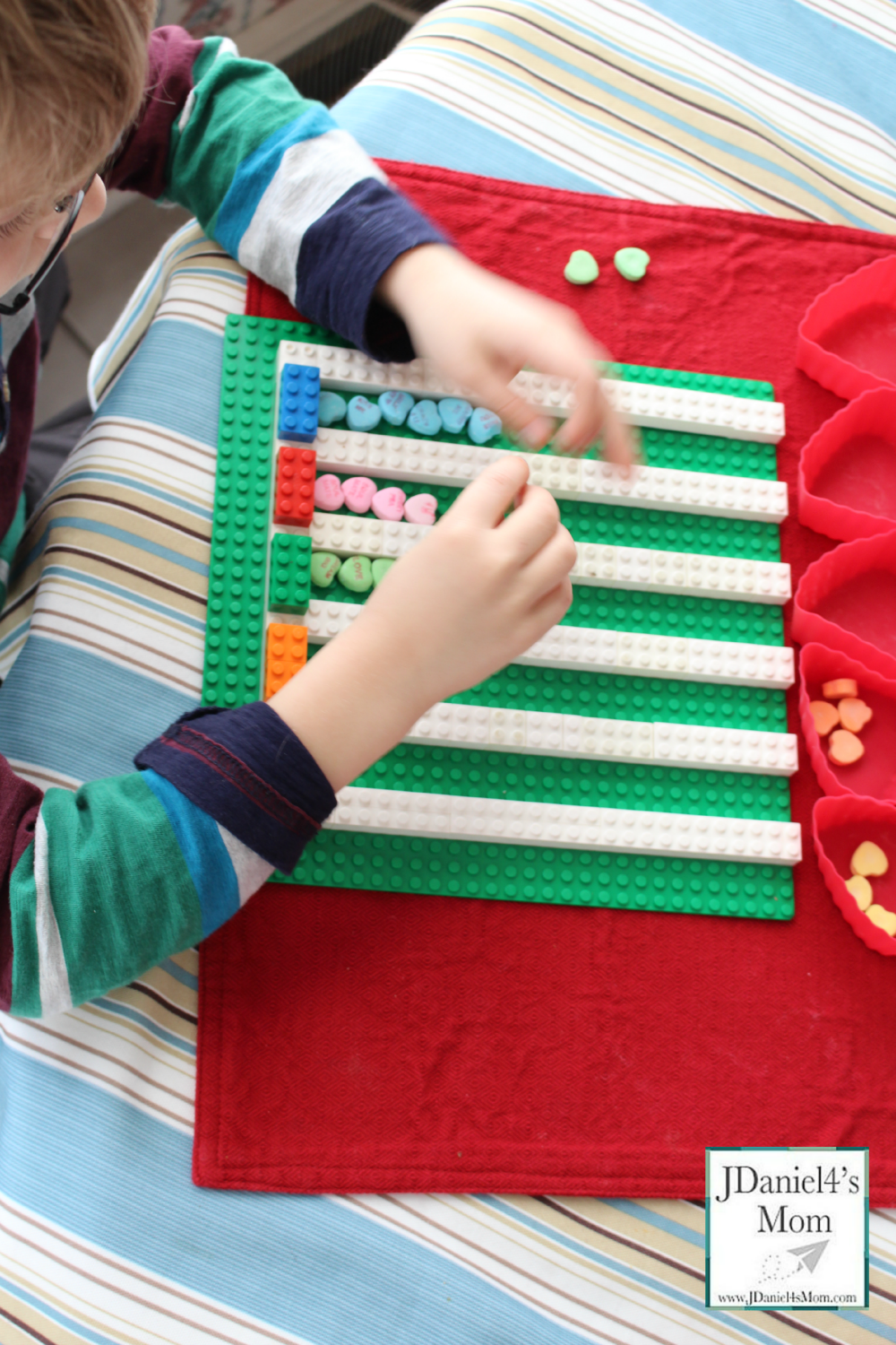 Math is Fun- Valentine's Day Lego Graphing