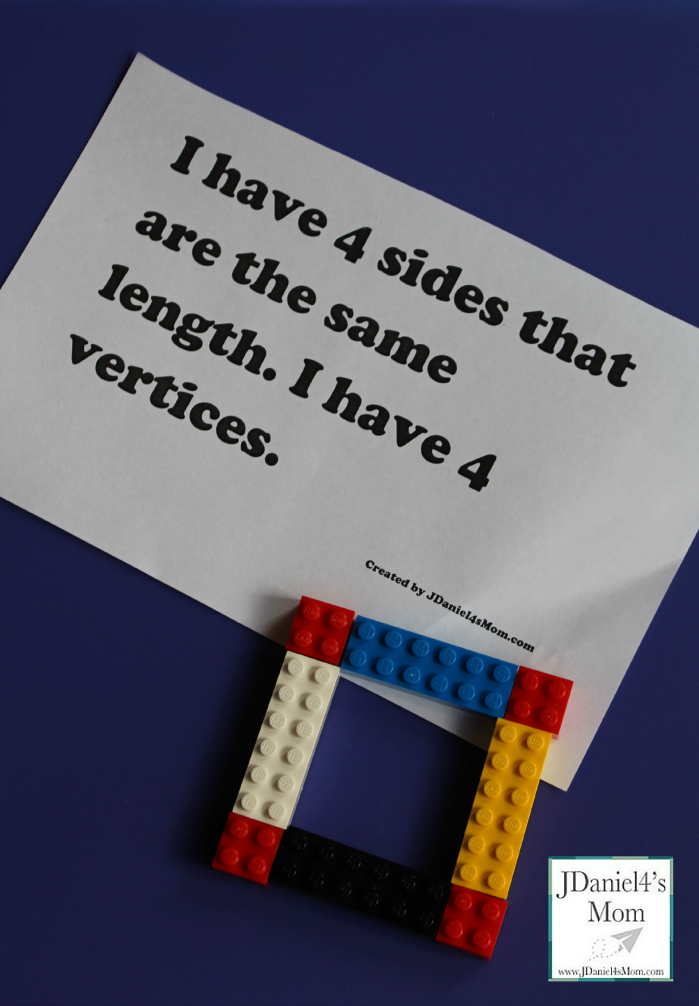 Math Solver- Geometric Riddles Solved with LEGOS