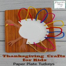 Thanksgiving Crafts for Kids- Paper Plate Turkeys