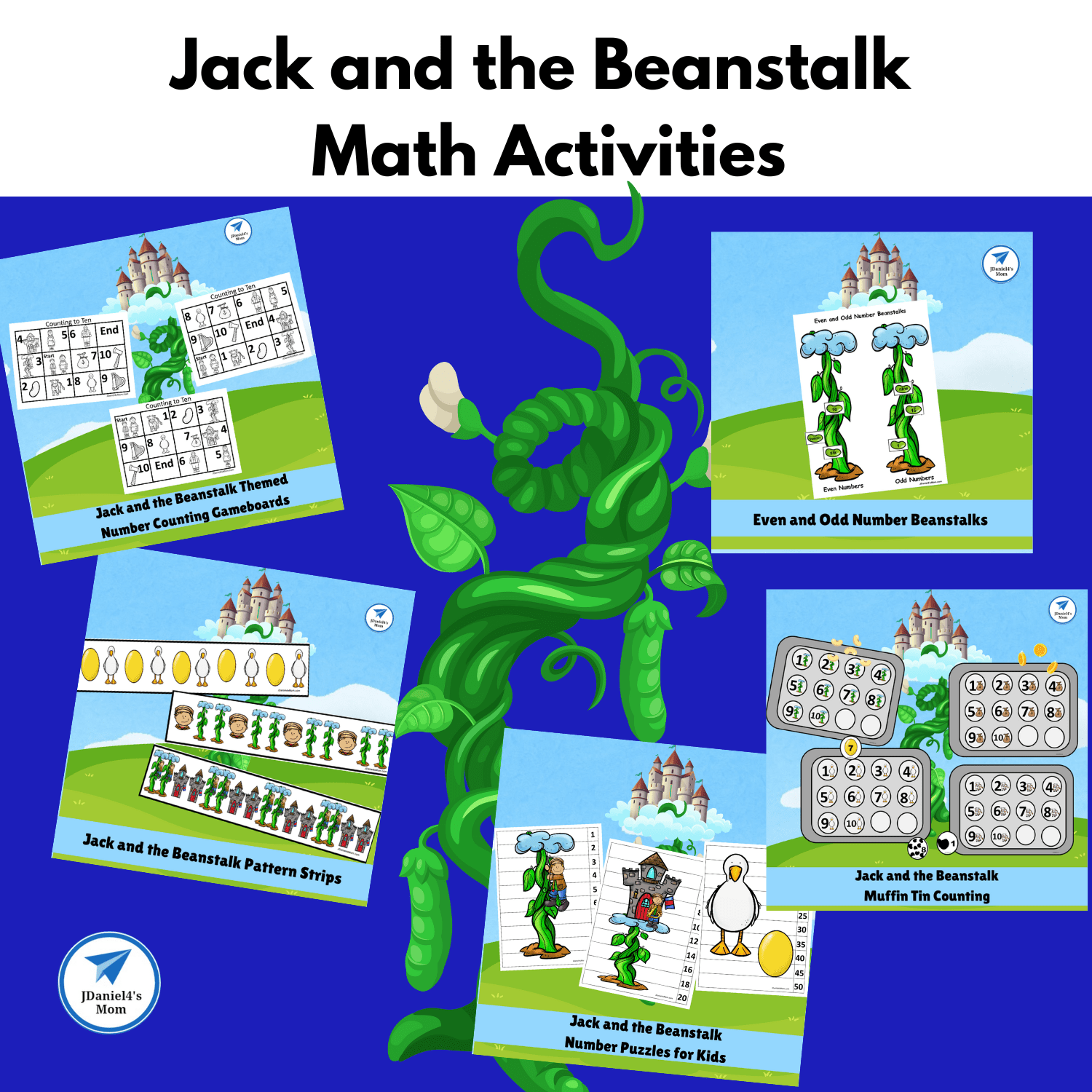 Jack and the Beanstalk Math Activities - JDaniel4s Mom