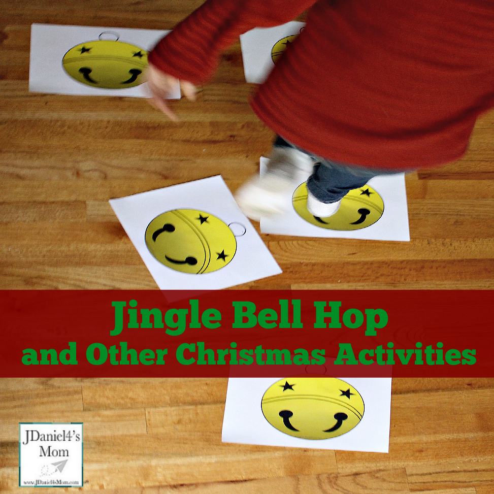 Christmas Activities - Jingle Bell Hop Printable Cards and other Activities