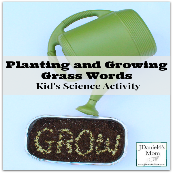 Kid's Science - Planting and Growing Grass Words