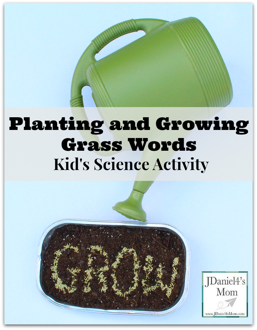 Kid's Science - Planting and Growing Grass Words